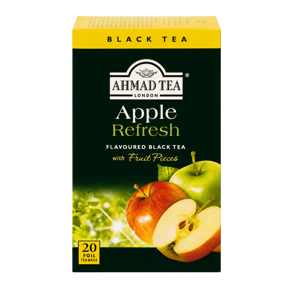 Ahmad Tea Apple Refresh Flavoured Black Tea 20 bags buy online USA - 1